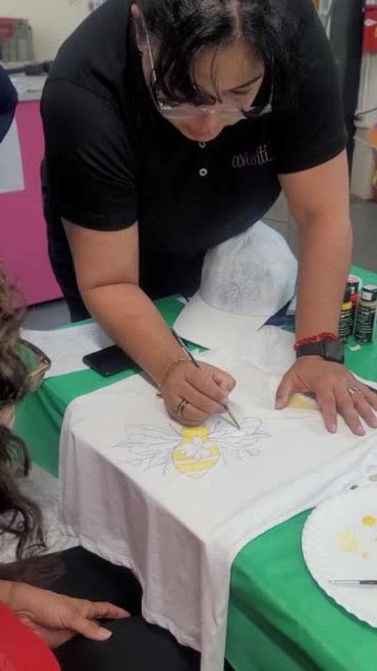 Taller Pintura sobre tela