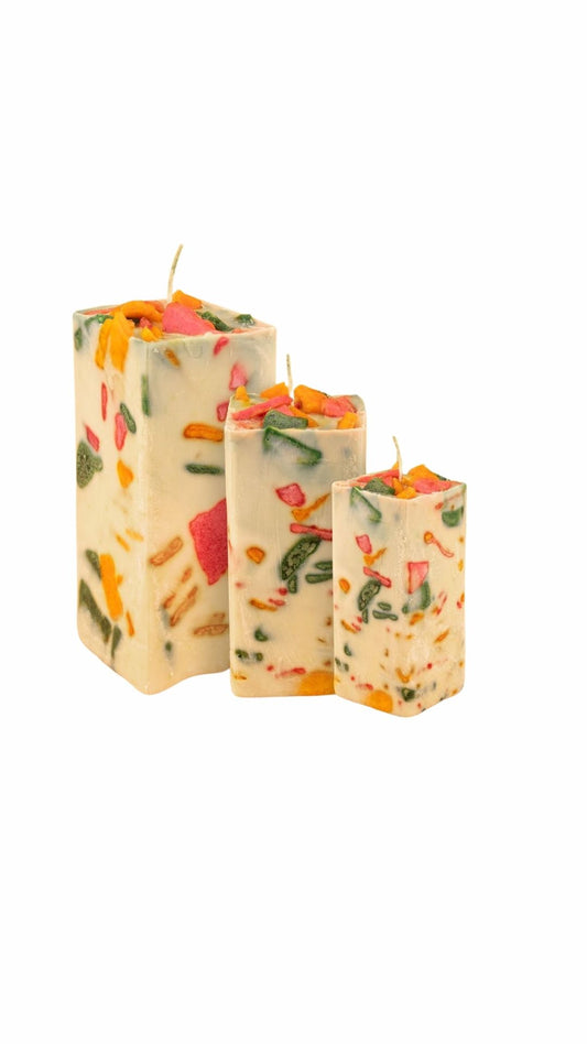 Taller Velas en Mosaico