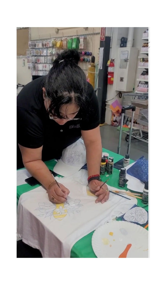 Taller Pintura sobre tela