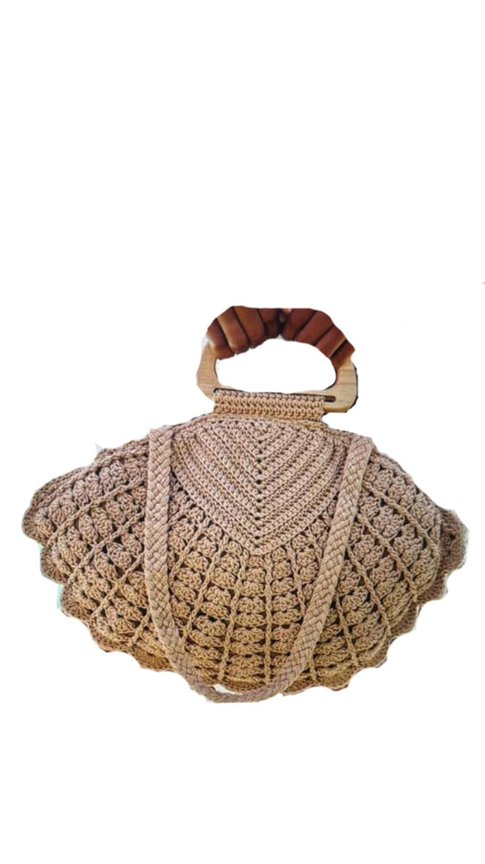 Taller Cartera Shell Blanca