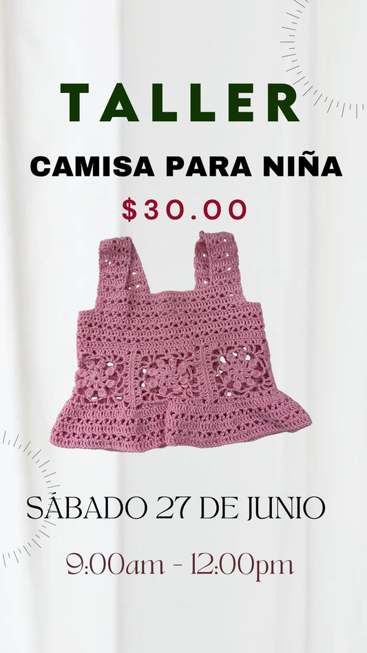 Camisa para niña