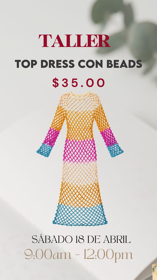 Top dress con beads