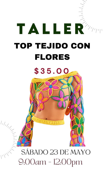 Top Tejido con Flores