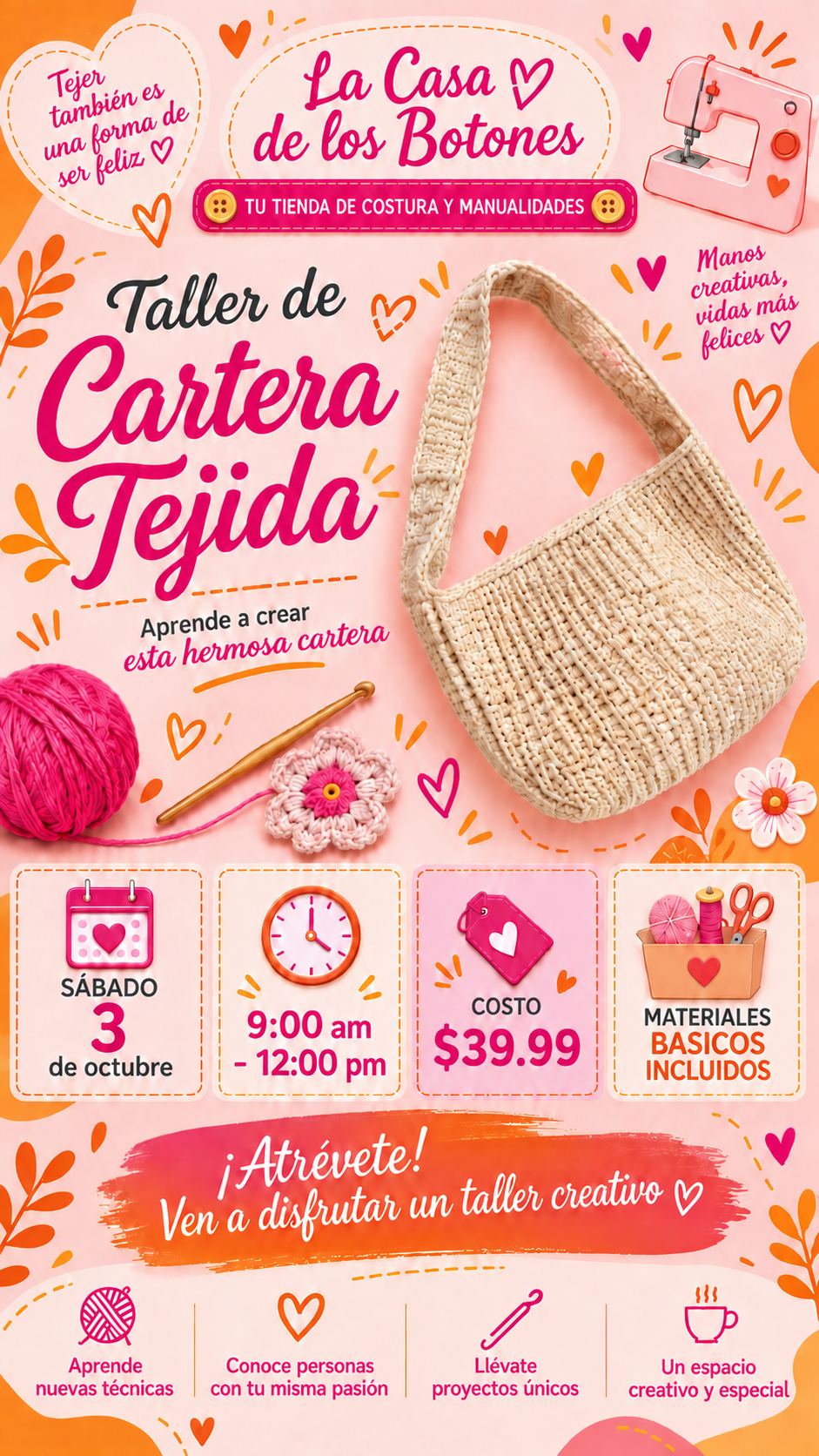Taller de Cartera Tejida