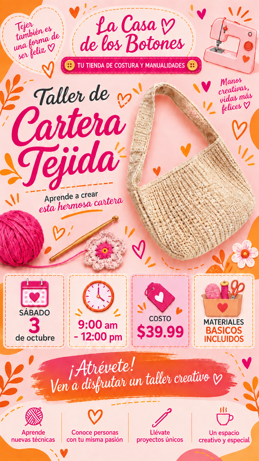 Taller de Cartera Tejida