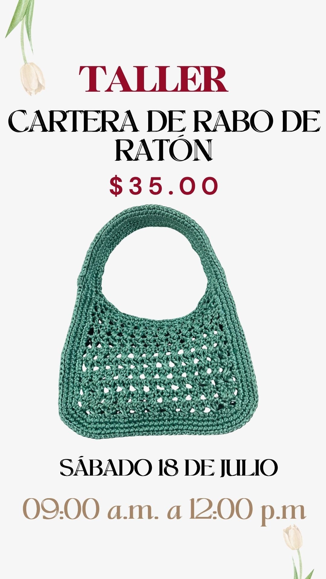 Taller Cartera de rabo de ratón