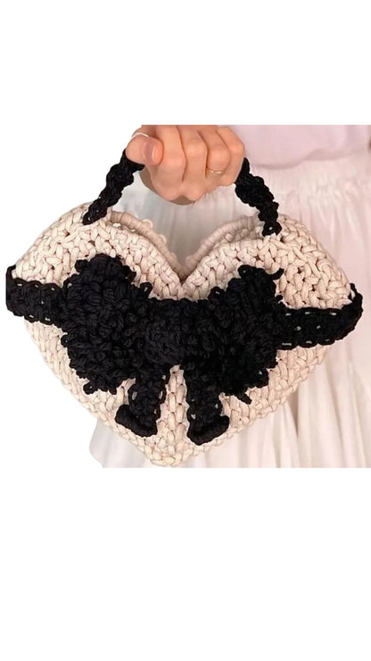 Cartera Corazón Macramé