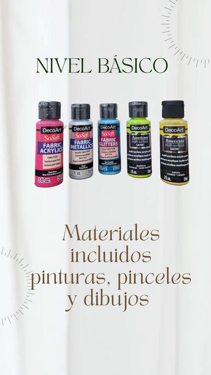 Taller Pintura sobre tela