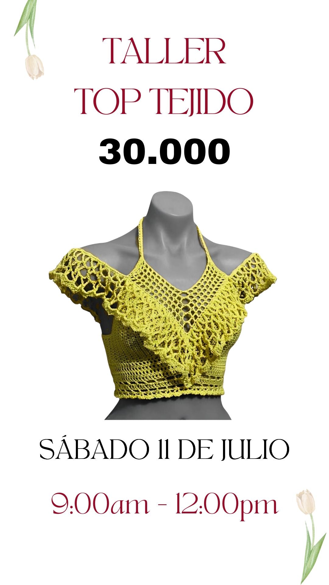 taller de  top tejido