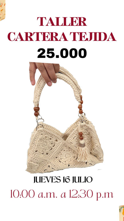 TALLER  CARTERA TEJIDA