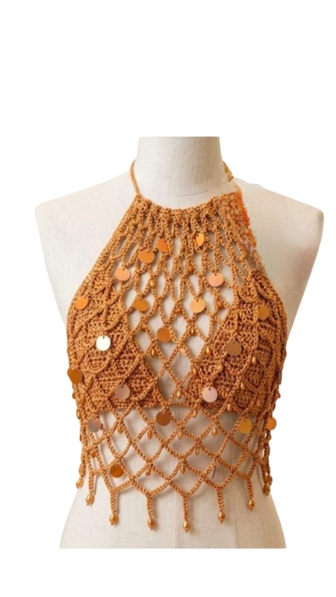Taller cover up y top de   traje de baño
