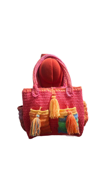TALLER  CARTERA TEJIDA