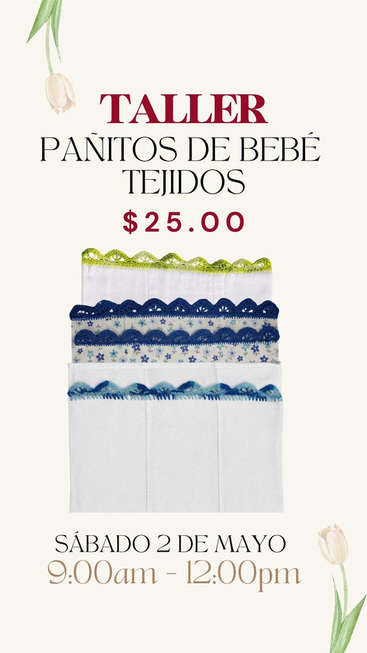 Pañitos de bebé tejidos