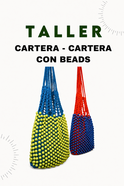 Taller Cartera con beads