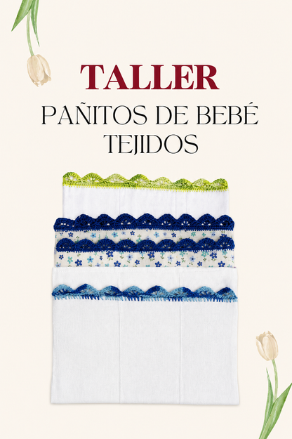 Pañitos de bebé tejidos