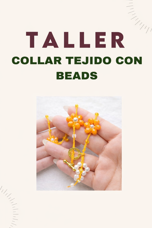 Collar tejido con Beads