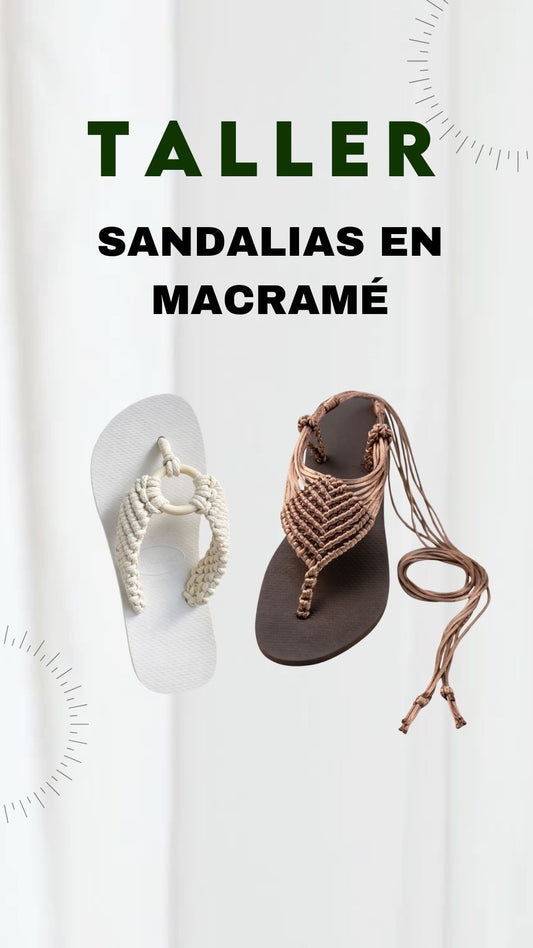 Sandalias en Macramé