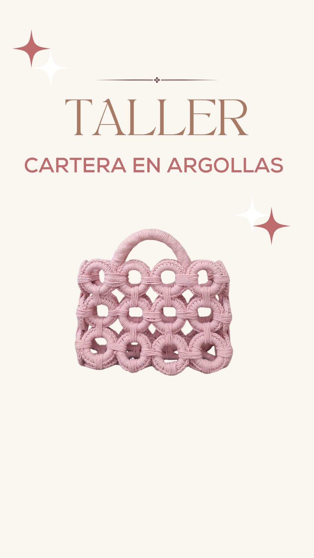 Taller Cartera en Argollas