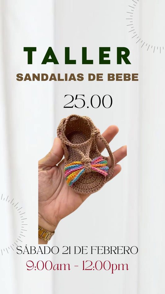 Taller Sandalias de Bebe