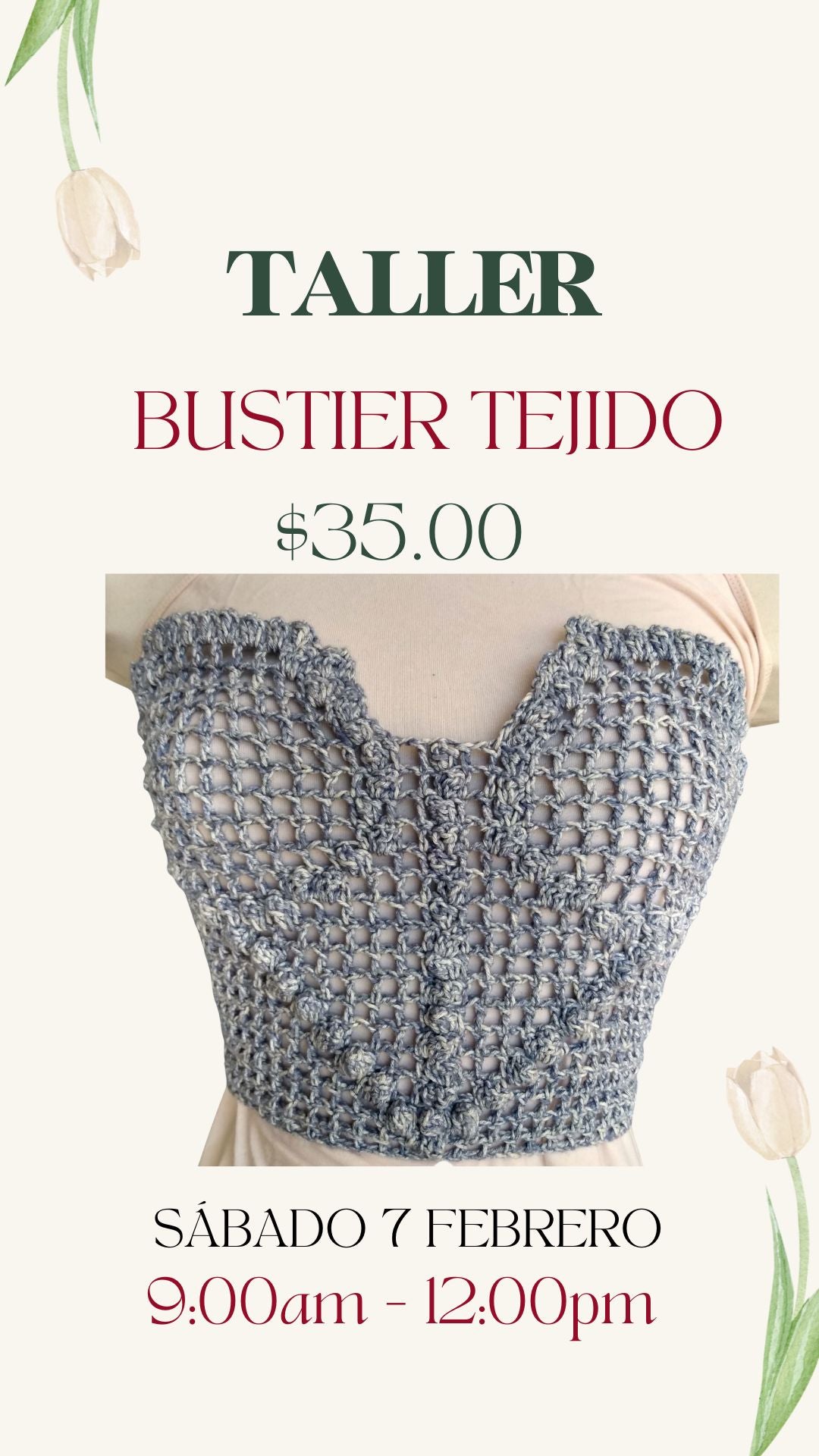 Taller Bustier Tejido