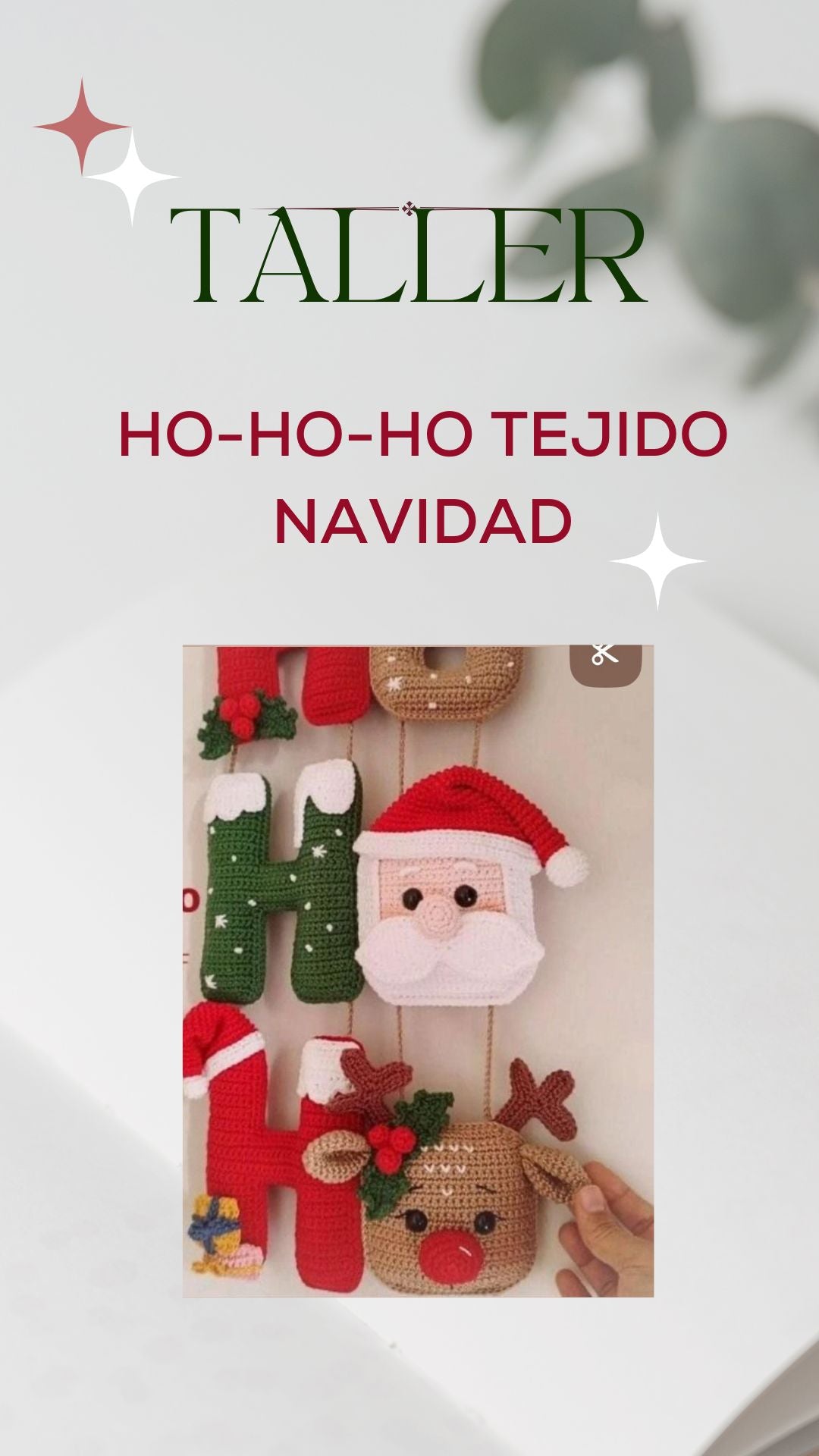 Taller Ho-Ho-Ho Tejido Navidad