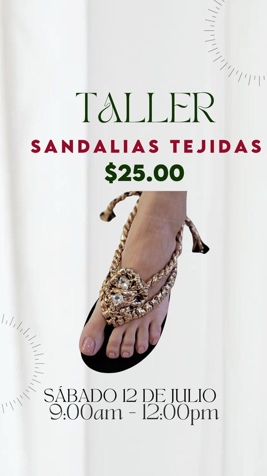 Taller Sandalias Tejidas