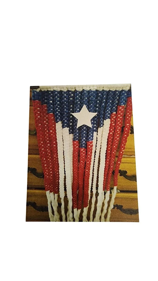 Taller Bandera de PR Macramé