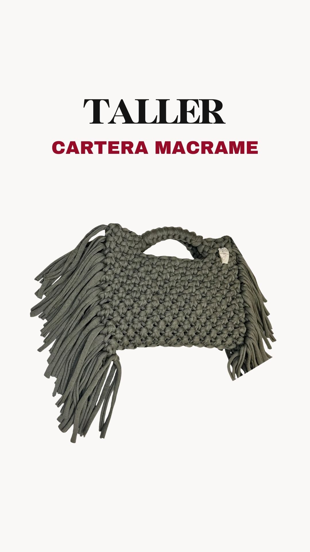 Taller Cartera Macrame