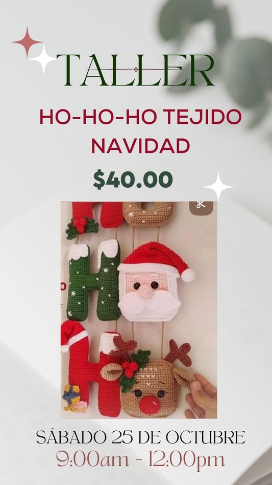 Taller Ho-Ho-Ho Tejido Navidad