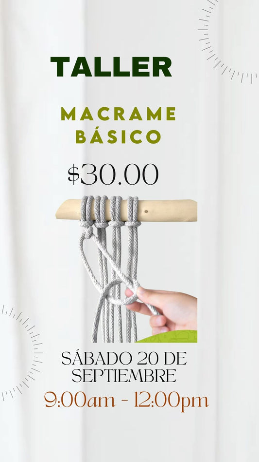 Taller Macramé Básico