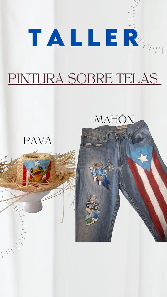 Taller Pintura sobre tela (Pava Mahón)