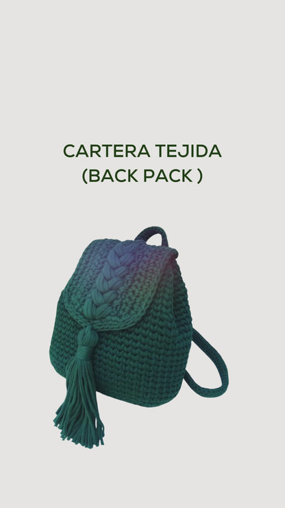 Taller Cartera Tejida (Back Pack)