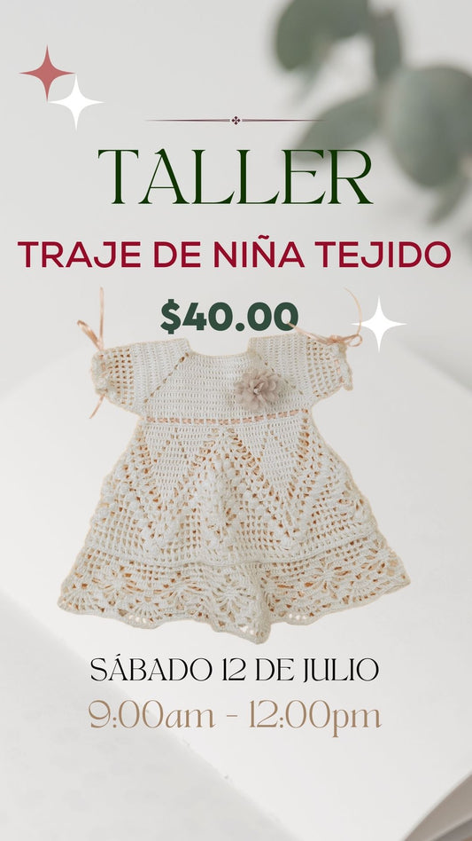 Taller Traje de niña Tejido