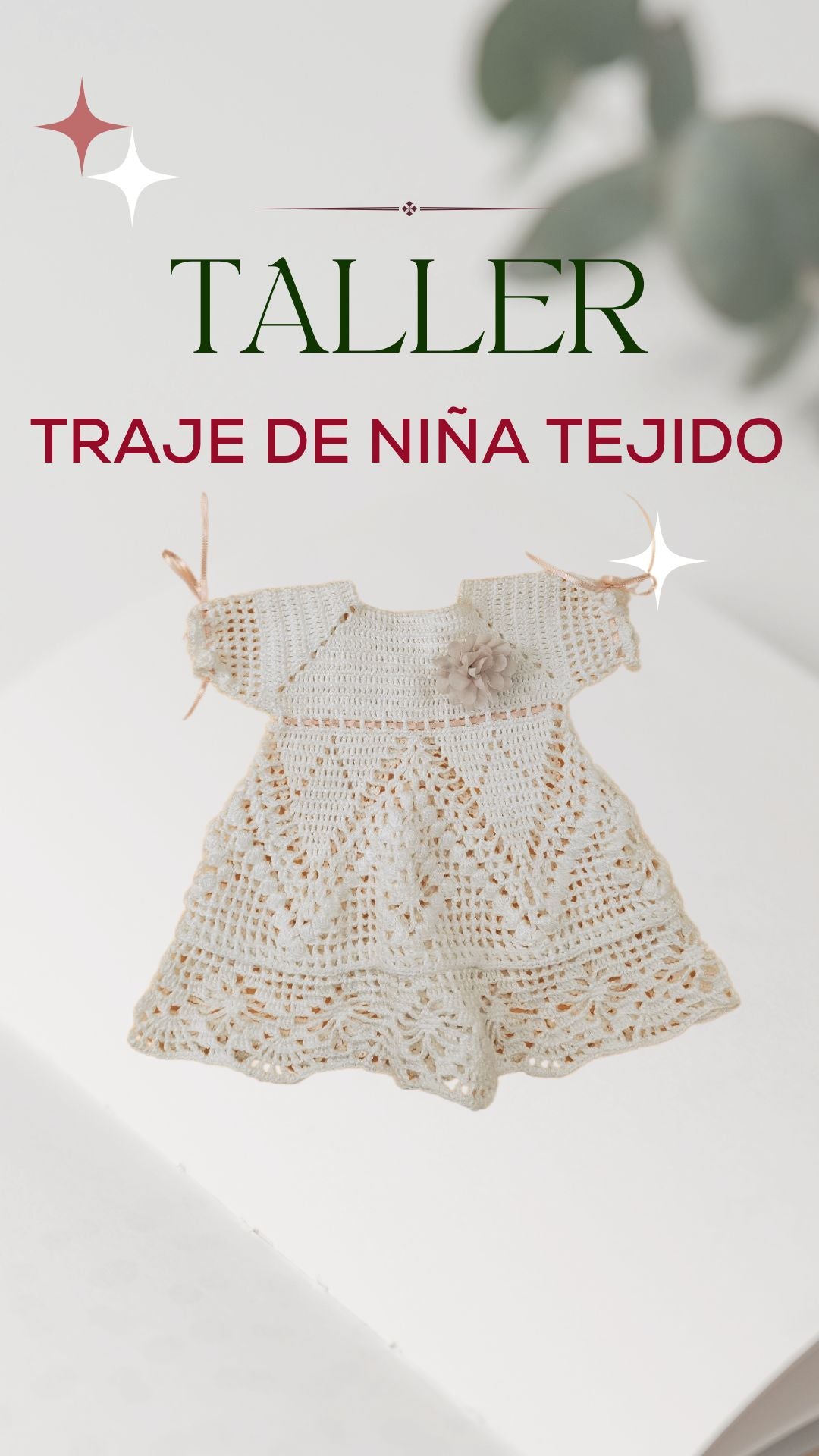 Taller Traje de niña Tejido
