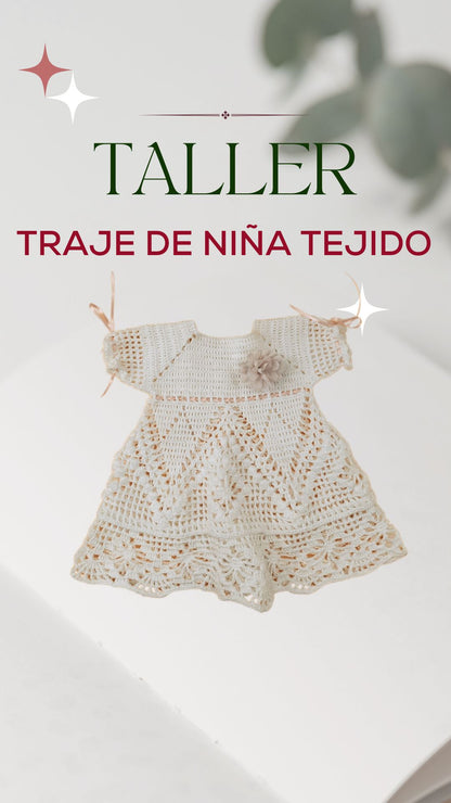 Taller Traje de niña Tejido