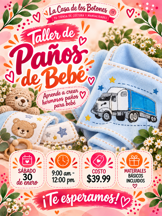 Taller de Paños de Bebé